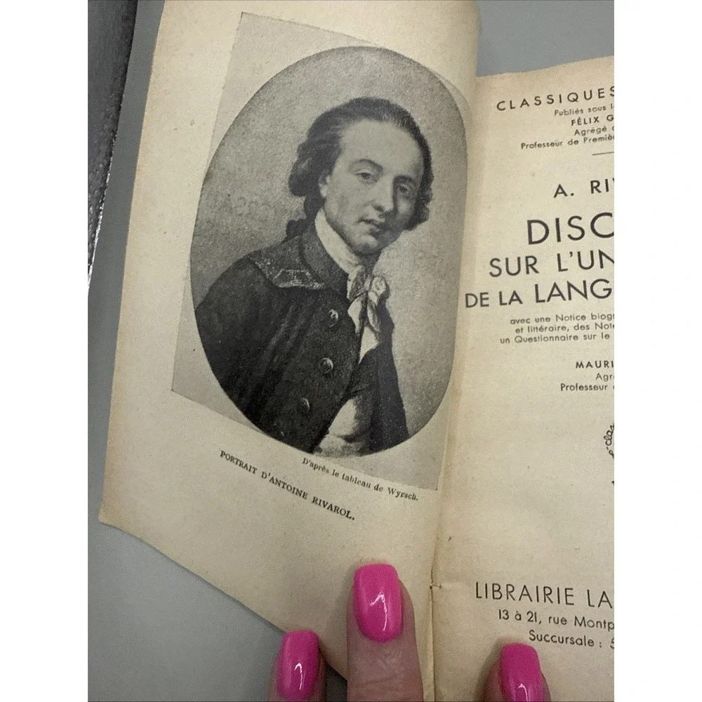 Discourse de‎ la méthode by René Descartes French Philosophical Book. Larousse.